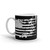 Rifle Flag (Option 2) White glossy mug