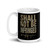 Shall Not Be Infringed (Text) White glossy mug