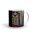 2nd Infantry Division (Proudly Served) White glossy mug