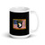 101st Airborne (Flag) White glossy mug