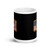 101st Airborne (Flag) White glossy mug