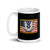 503rd Infantry Regiment (Flag) White glossy mug