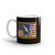504th Infantry (Flag) White glossy mug