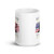 We Stand / We Kneel White glossy mug