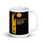 Don't Fear the Beast White glossy mug