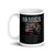 Nobody is Born a Warrior (Marine) White glossy mug