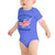 Made With Pride in America Baby short sleeve one piece