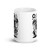 Barbell Workout White glossy mug