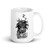 Viking Warrior White glossy mug
