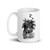 Viking Warrior White glossy mug