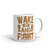 Wake Up and Fight White glossy mug