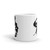 American Military Salute White glossy mug