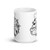 Devil Dog (Option 1) White glossy mug