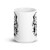 Devil Dog (Option 3) White glossy mug