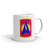 Firing Avenger (164th ADA) White glossy mug