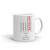 Veteran of the 265th ADA (Avenger) White glossy mug