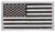 American Flag Patch (Black/Silver)