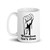 Freedom Isn't Free (Fist) White glossy mug