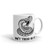 Don't Tread on Me (Fierce Snake) White glossy mug