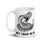 Don't Tread on Me (Fierce Snake) White glossy mug