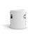 Military inside Cross White glossy mug