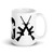2nd Silhouette (Amendment) White glossy mug