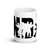 2nd Silhouette (Amendment) White glossy mug