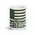 U.S. Vietnam Veteran White glossy mug