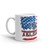 We the People are Pissed Off (Option 2) White glossy mug