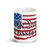 We the People are Pissed Off (Option 2) White glossy mug