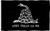 Dont Tread On Me 3X5 Black Flag