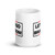 Let's Go Brandon White glossy mug