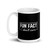 Fun Fact White glossy mug