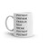 Foxtrot Oscar White glossy mug