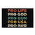 Pro Life God Gun USA Prayer Banner