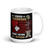 Served, Sacrificed (Regret Nothing) White glossy mug