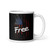 Free White glossy mug