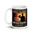 Proud Veteran of the US Army (Flag) White glossy mug