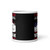 Dad Grandpa Veteran (Fist Bump) White glossy mug