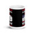 Dad Grandpa Veteran (Fist Bump) White glossy mug
