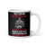 Veteran Definition (American Flag) White glossy mug