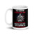 Veteran Definition (American Flag) White glossy mug