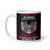 Veteran Wife White glossy mug