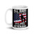 All Dads are Created Equal (Raise Veterans) White glossy mug