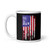22 A Day Flag White glossy mug