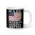 22 A Day Veteran Lives Matter White glossy mug
