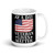 22 A Day Veteran Lives Matter White glossy mug