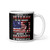 Being a Veteran is an Honor, Grandpa is Priceless White glossy mug