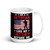 Veteran Like My Father Before Me White glossy mug