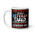 Veteran Dad (No Expiration) White glossy mug